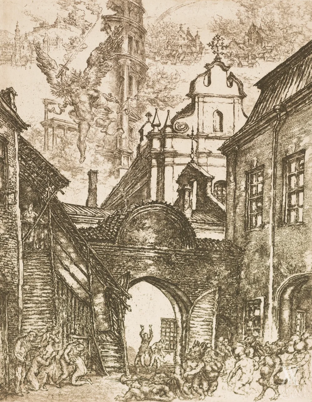 Leonas Lagauskas – Iš ciklo „Vilnius“ II