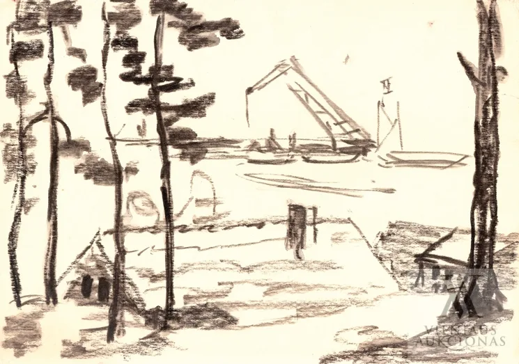 Autorius Nežinomas – Kuršių Nerijos eskizai, 14 vnt.