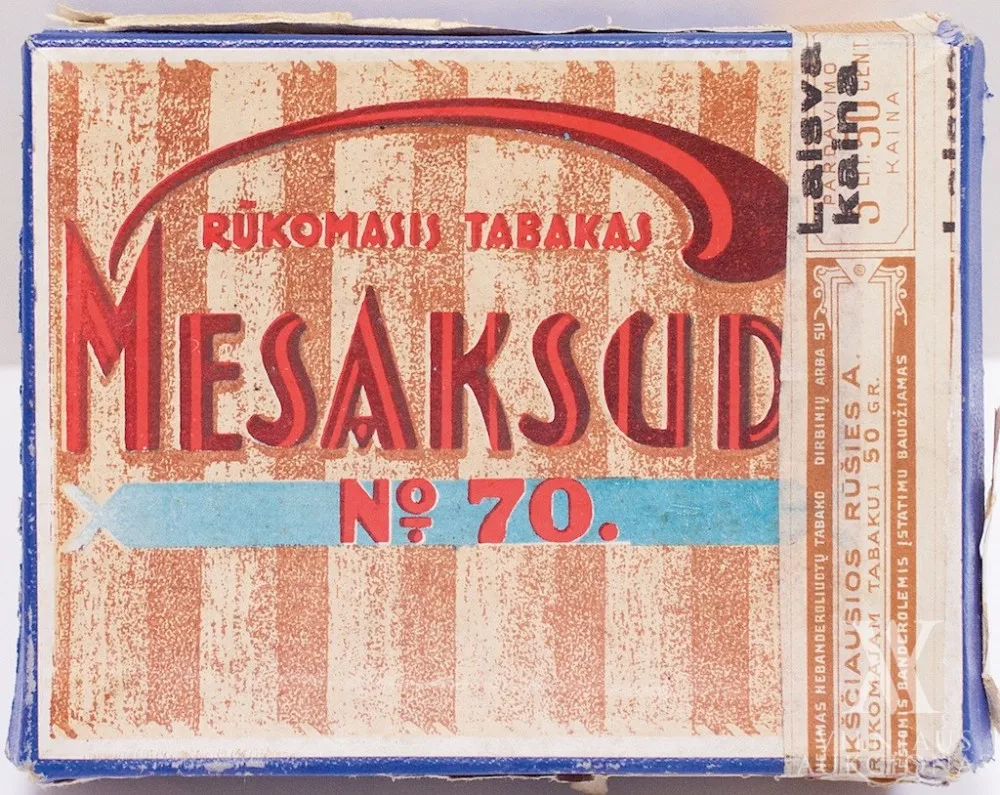 Rūkomasis tabakas „Mesaksud No. 70“ (pakuotė su banderole)