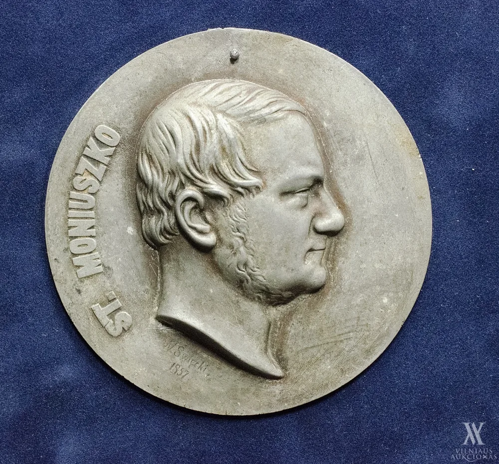 Wojciech Święcki – Plaketė „Kompozitorius Stanislavas Moniuška (1819–1872)”