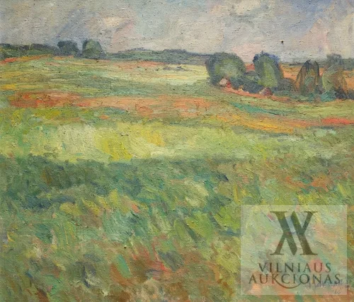 Augustinas Savickas – Kolūkio laukai