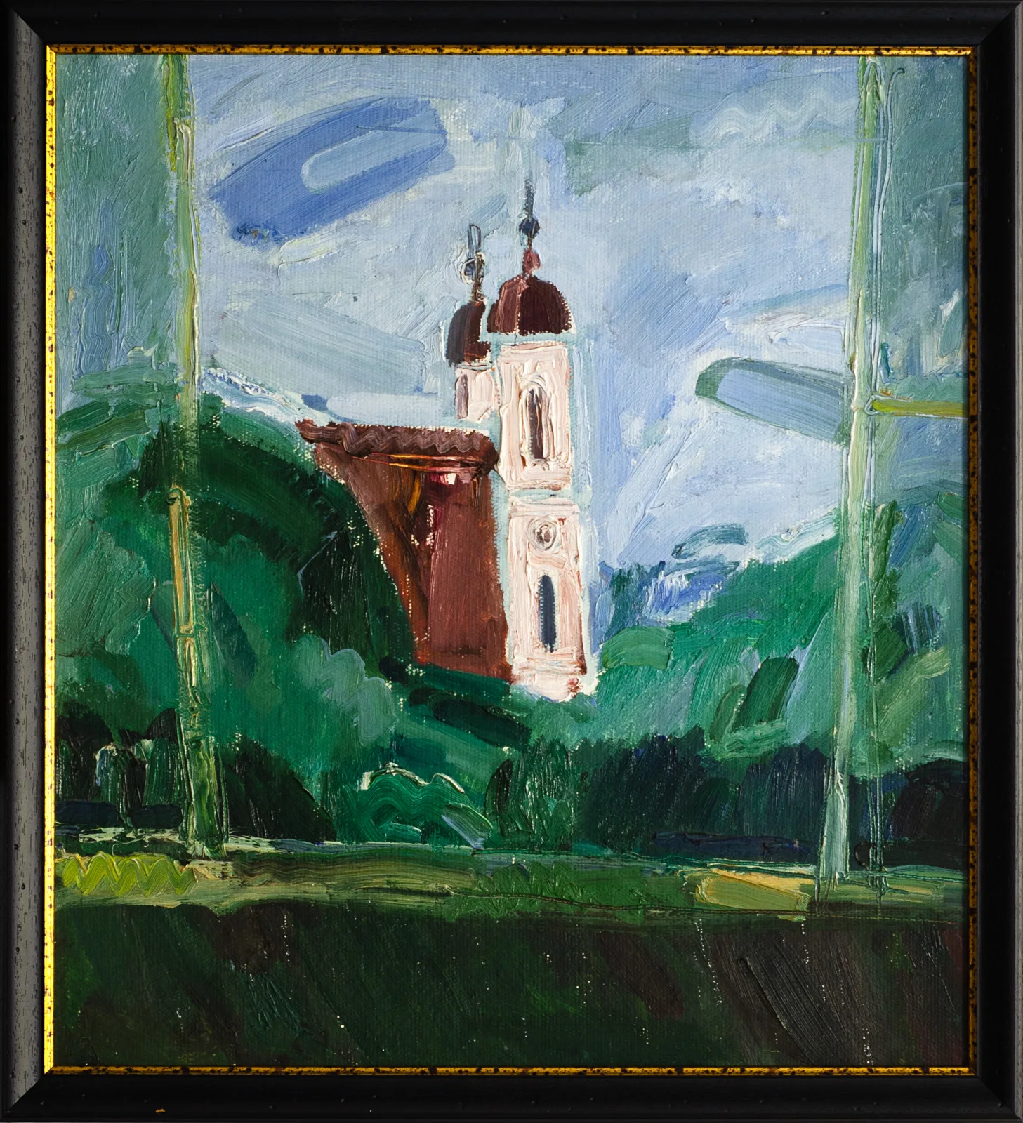 Jūratė Stauskaitė – [Kalvarijų bažnyčia pro langą]