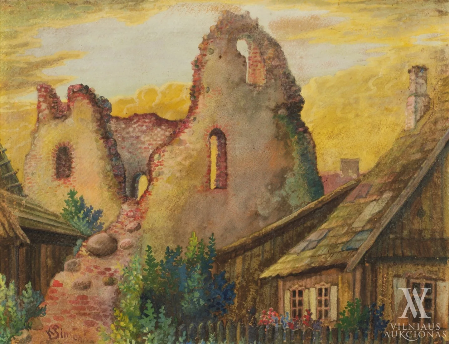Kazys Šimonis – Prie Kauno pilies griuvėsių