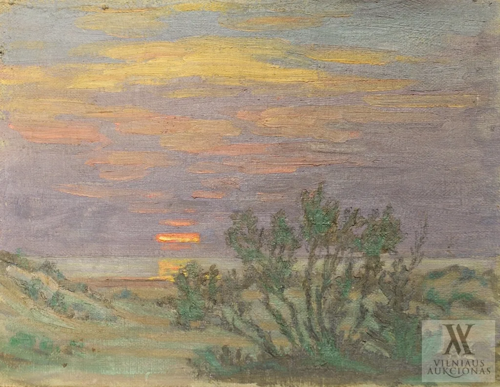 Antanas Žmuidzinavičius – Palanga, saulėlydis