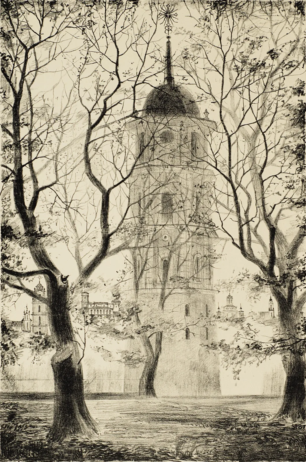 Saulius Ikamas – Vilnius. Katedros varpinė II