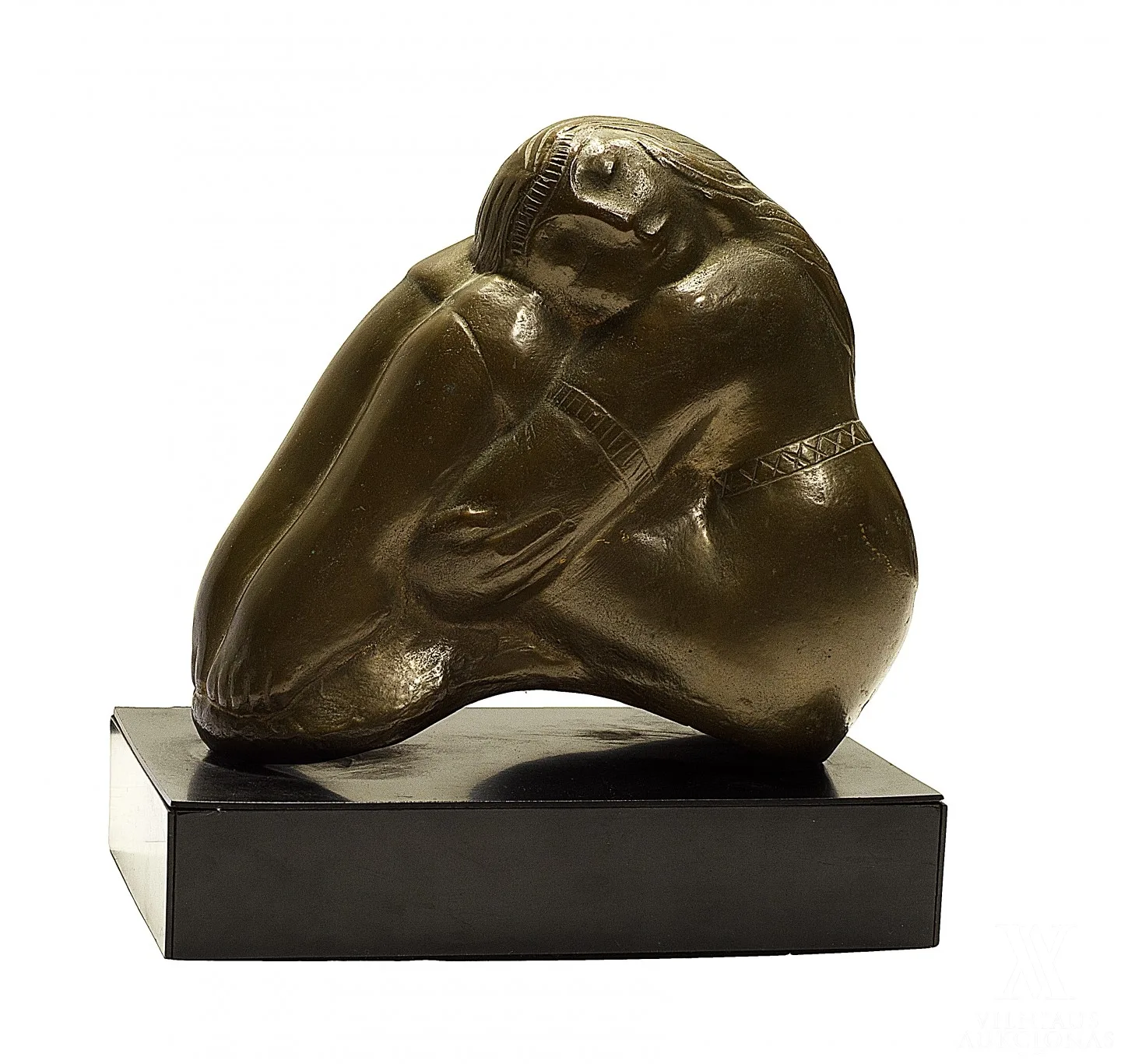 William  Zorach – Seated girl | Sėdinti mergina 