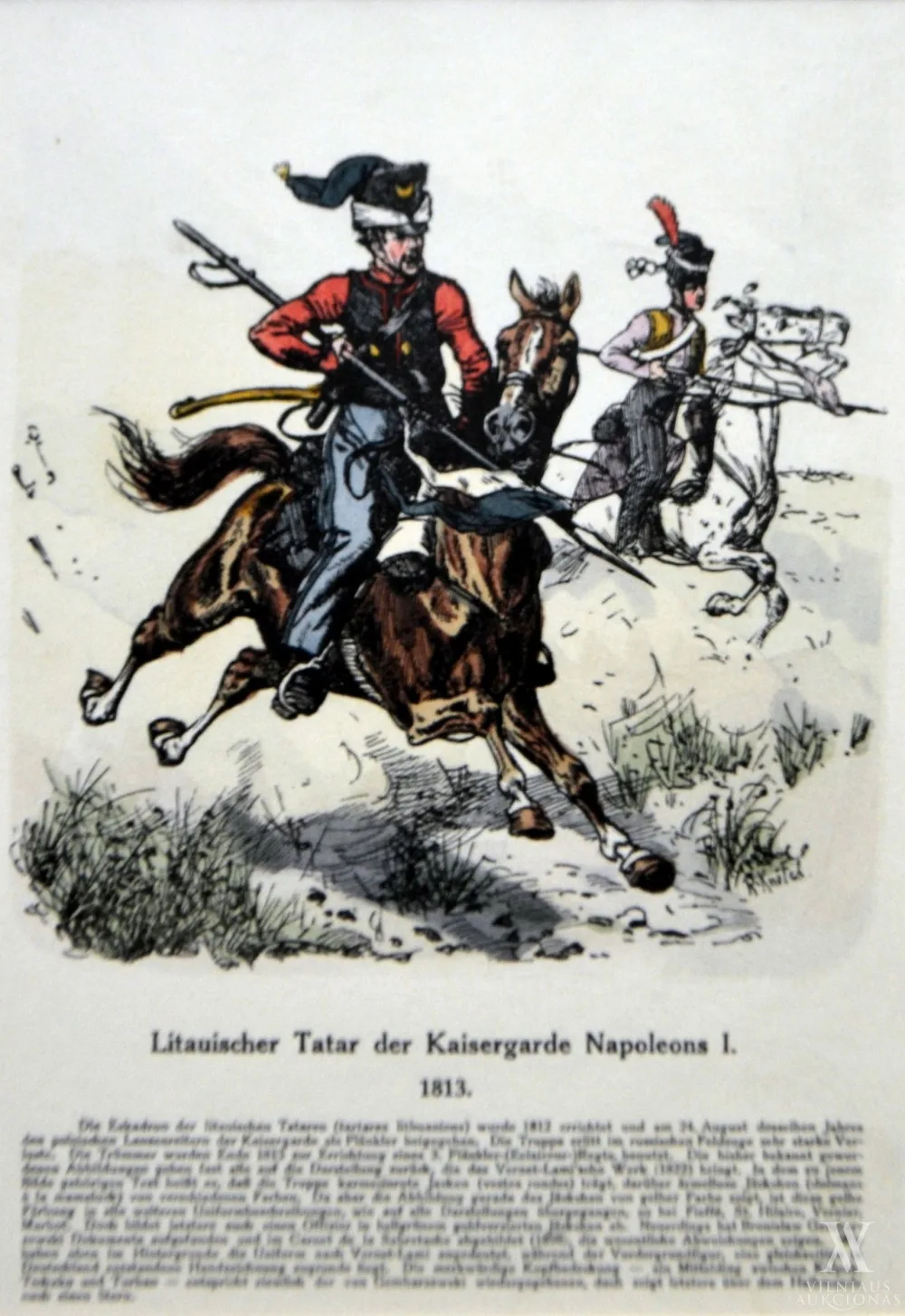 Richard Knötel (dail.) – Litauischer Tatar der Kaisergarde Napoleons I / 1813