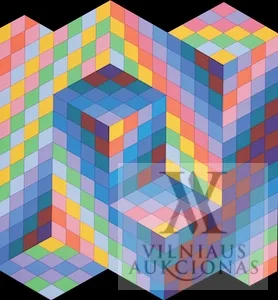Viktoras Vasarelis (Viktor Vasarely) – Opartinė kompozicija