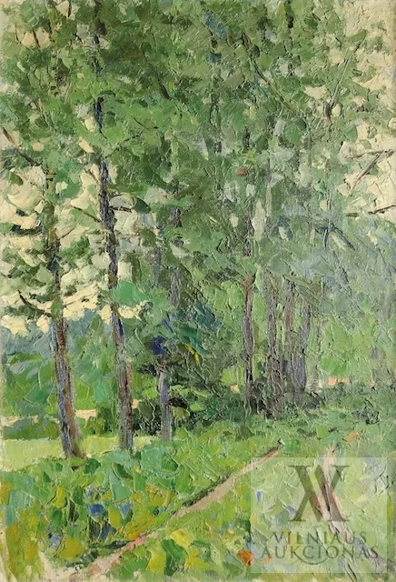 Vincas Kisarauskas – Miško peizažas
