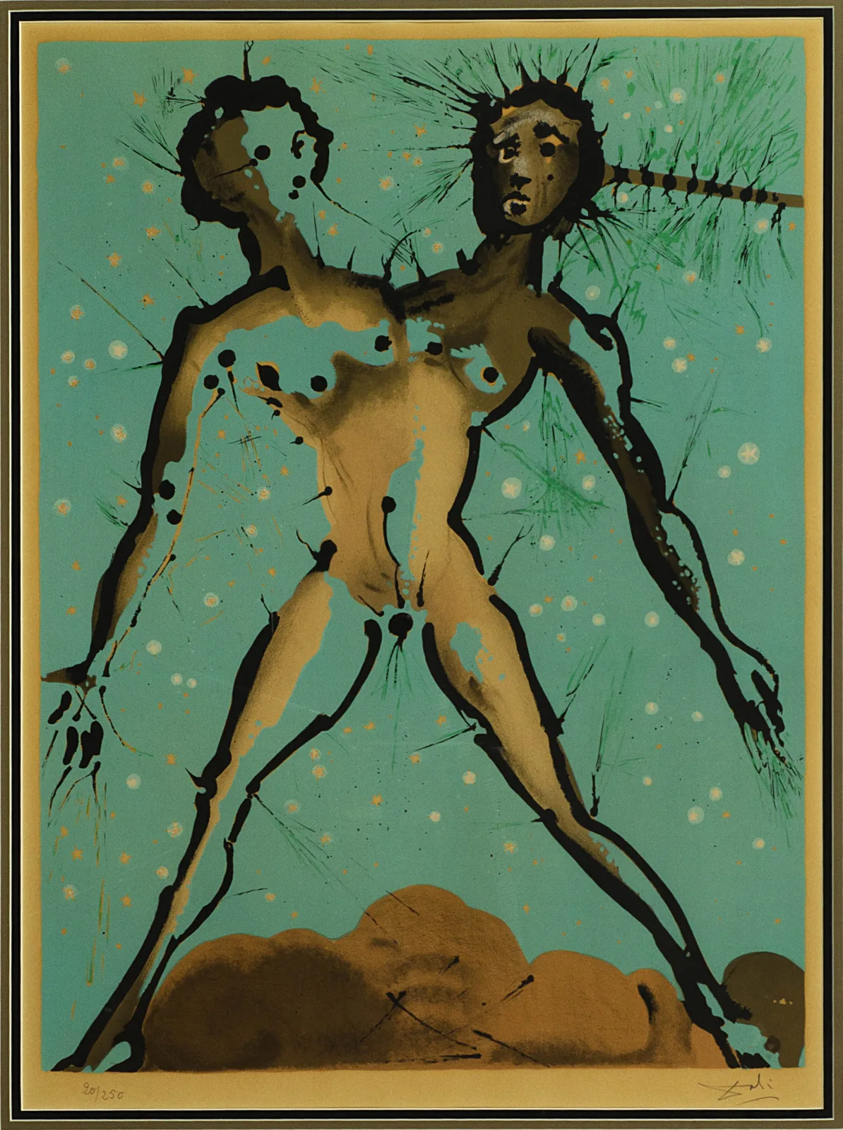 Salvadoras Dali (Salvador Dali) – Dvyniai. Iš „Zodiako” ciklo.