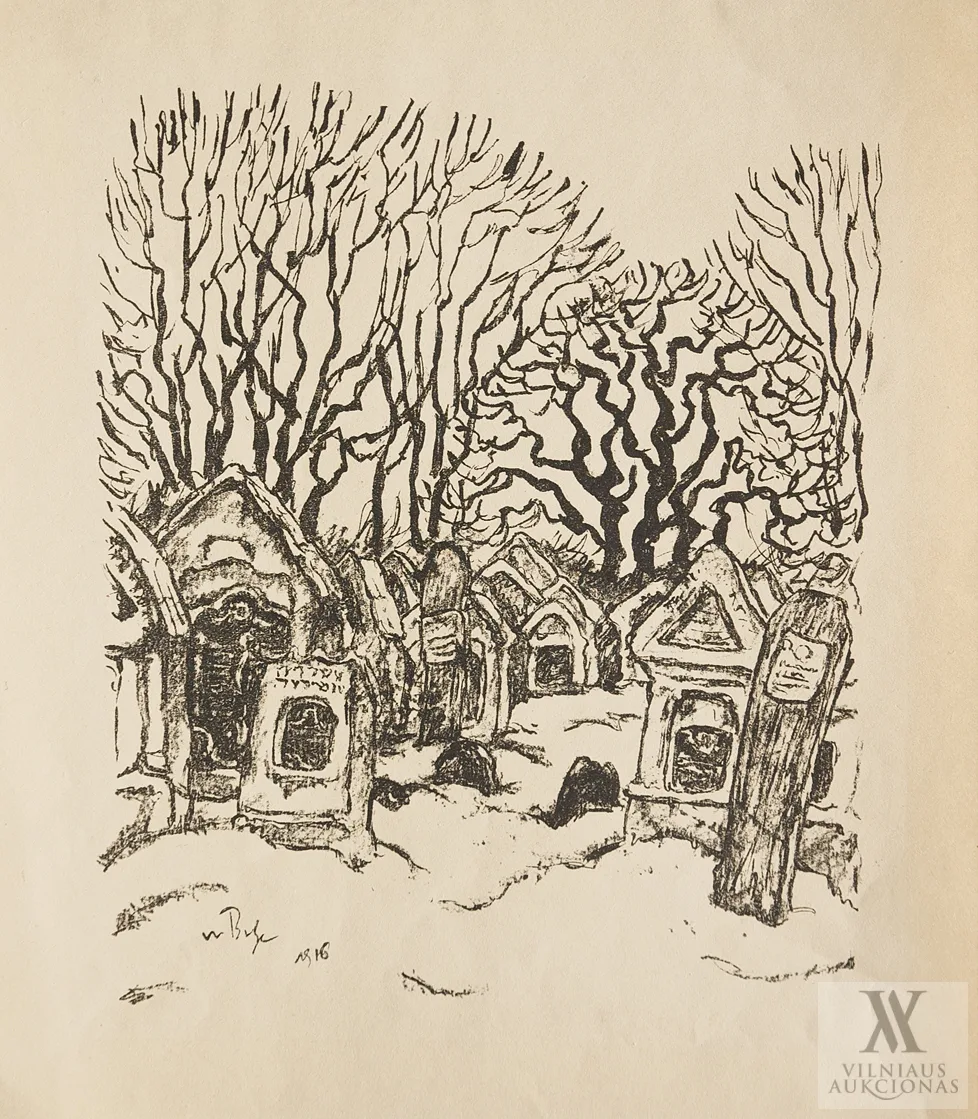 Walter Buhe – Žydų kapinės Vilniuje (Juedischer Friedhof in Wilna)