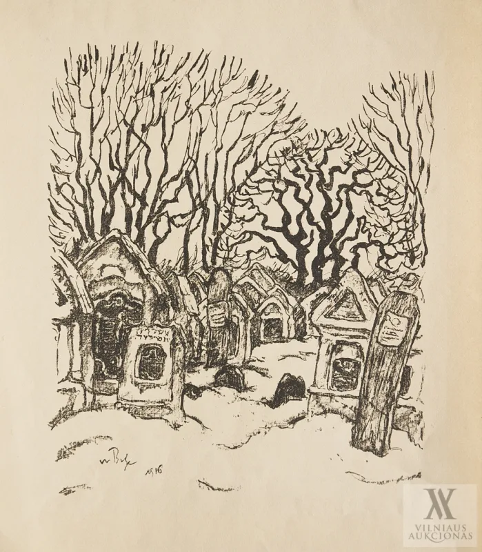 Walter Buhe – Žydų kapinės Vilniuje (Juedischer Friedhof in Wilna)