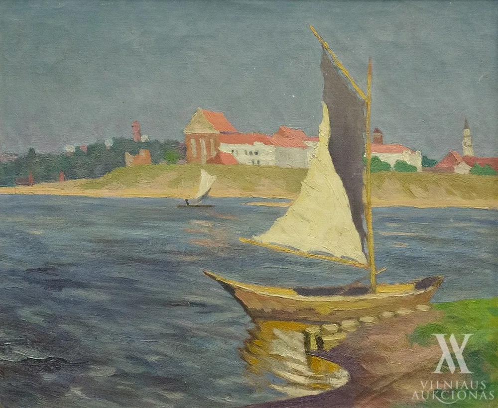 Jonas Buračas – Burlaivis prie Santakos