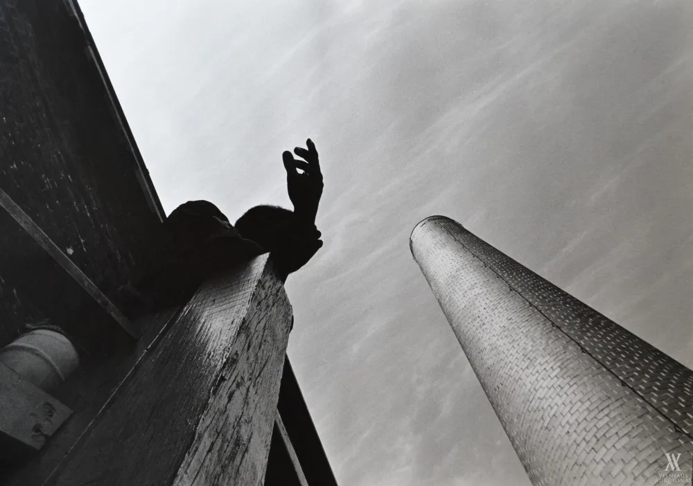 Algimantas Kezys – Resting near Holy Family Church, Chicago