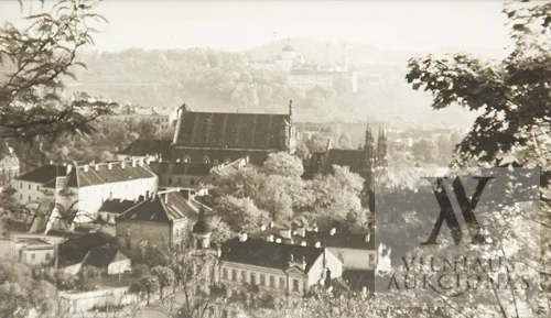 Janas Bulhakas (Jan Bułhak) – Vilniaus panorama su Bernardinų ir šv.Onos bažnyčiomis
