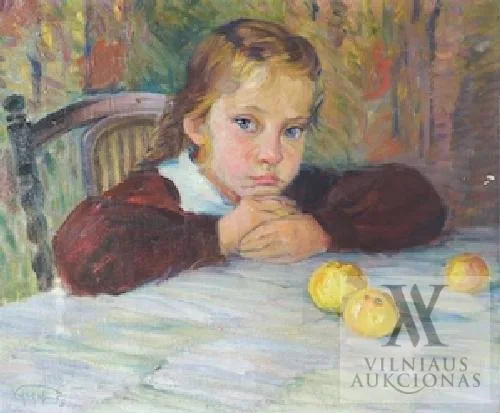Aleksandras Kukujevas – Mergytė su obuoliais