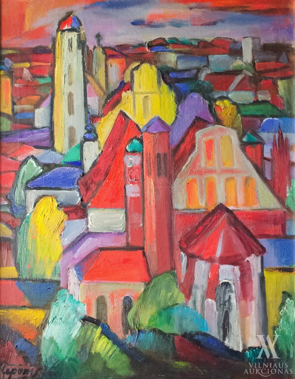 Jonas Čeponis – Vilniaus panorama