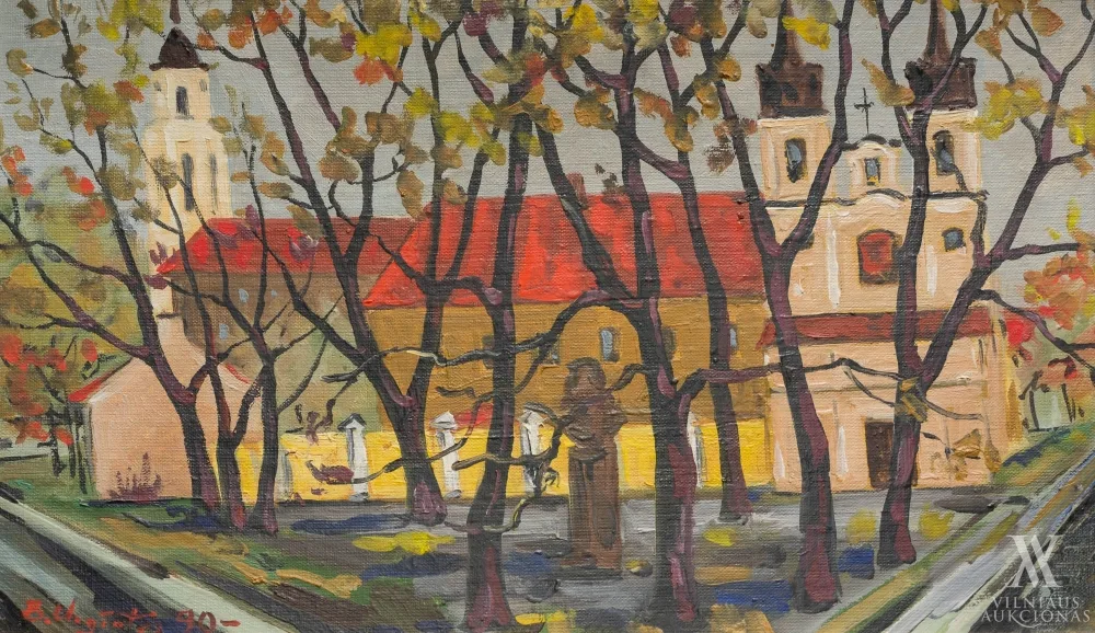 Bronius Uogintas (jaunesn.) – Vilnius rudenį (Bonifratrų bažnyčia)
