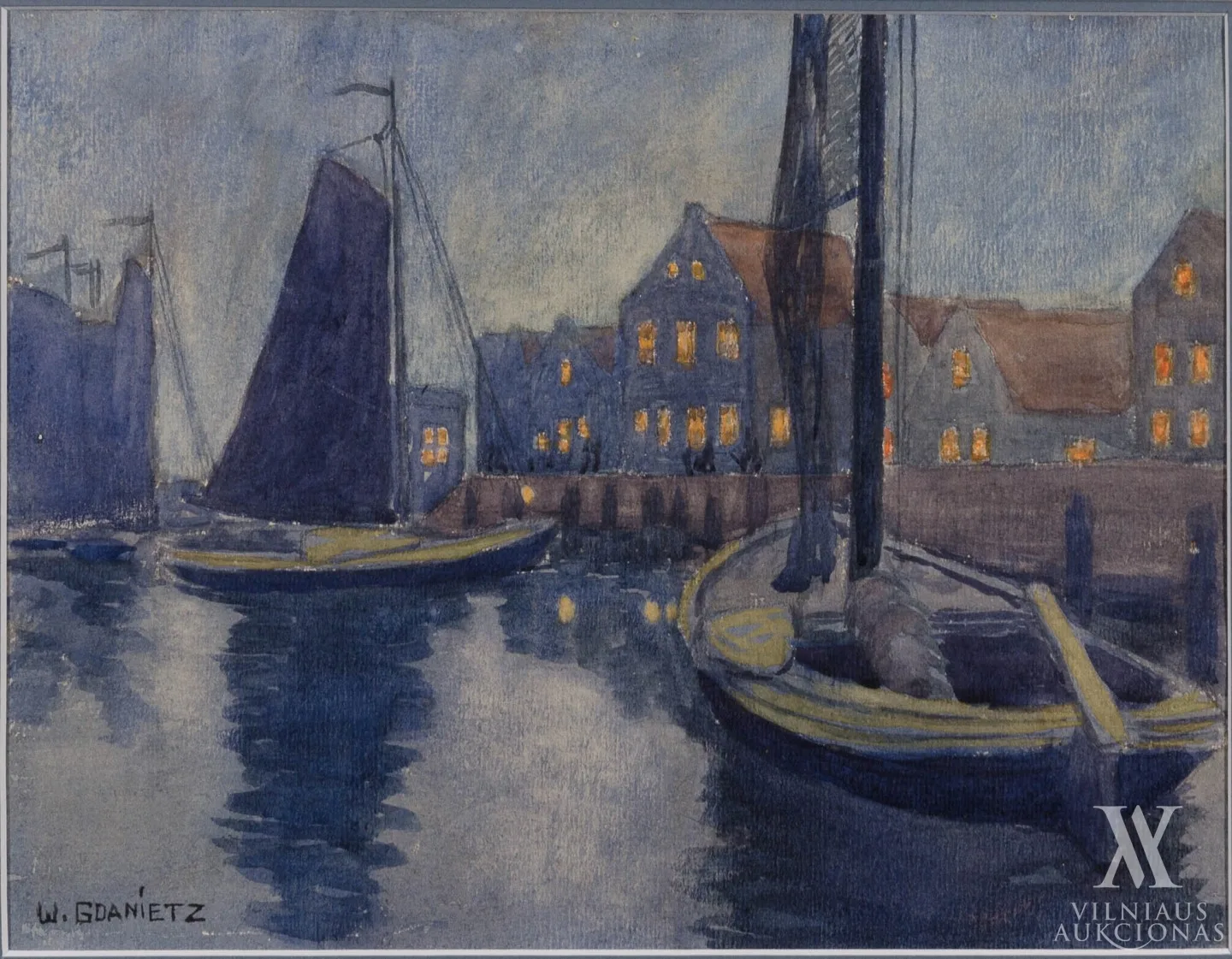 Wilhelm  Gdanietz – Kurėnai uoste