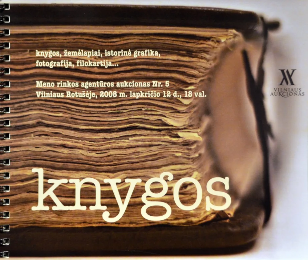 VILNIAUS AUKCIONO KATALOGAS Nr. V
