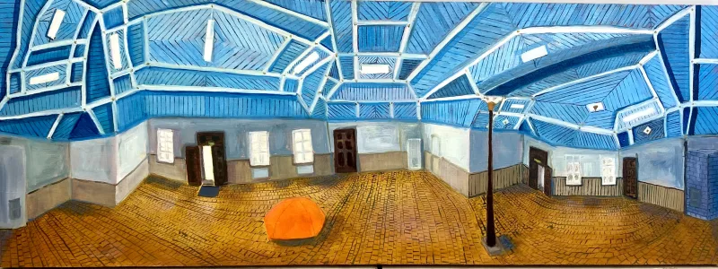 Marcinkonių stoties galerija, 2025, 24 x 66, med., al.; vagystė iš parodos Marcinkonių stoties galerijoje (įvykdyta 2025.06.07), užregistruota Alytaus apskrities VPK.