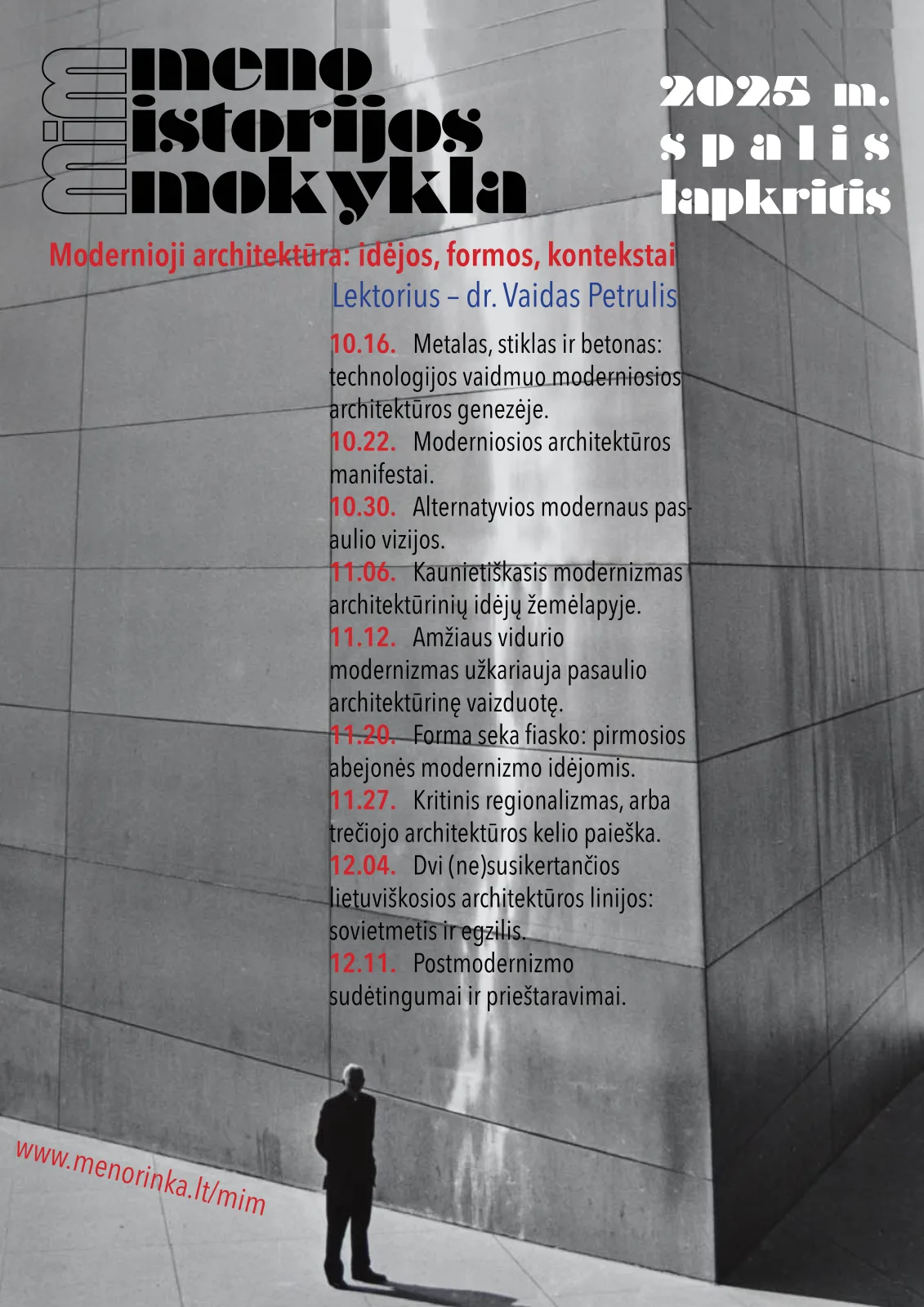 Naujos paskaitos Meno istorijos mokykloje (MIM)