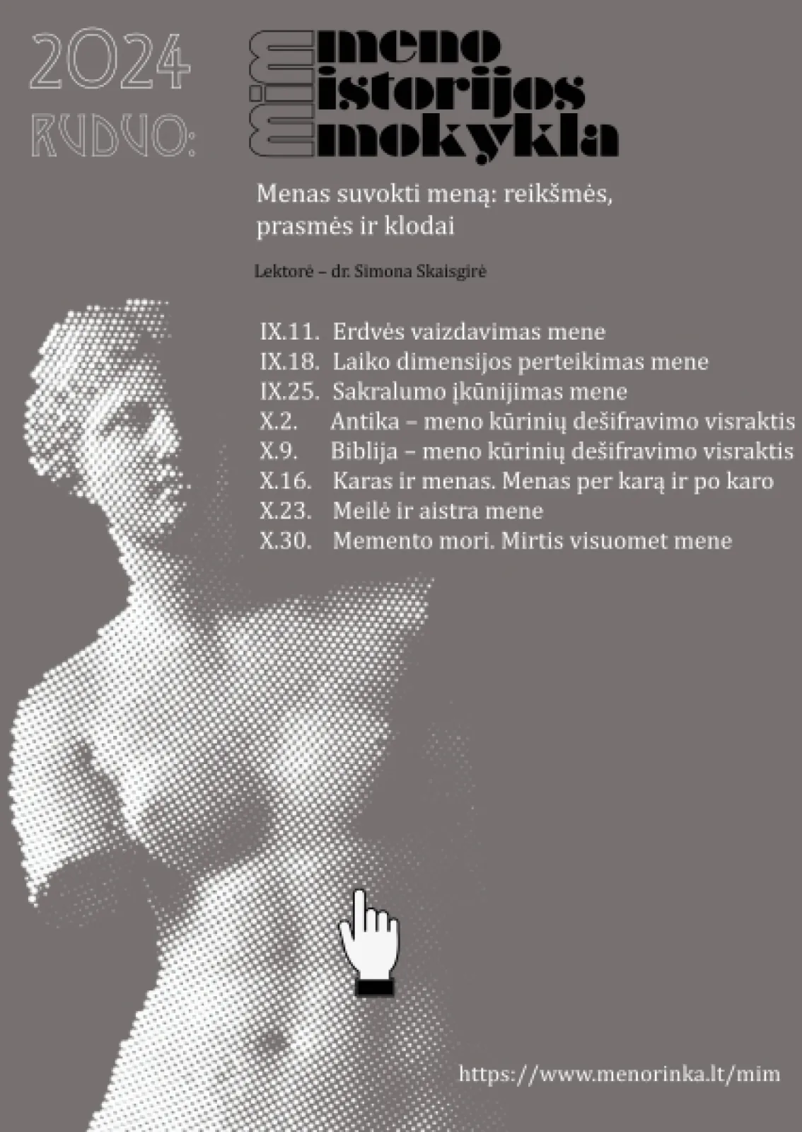 Naujos paskaitos Meno istorijos mokykloje (MIM)