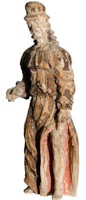 Juozapas Paulauskas (?–1945, dievdirbys) – Medinė skulptūra „Šv. Rokas“