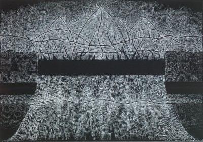 Birutė Stančikaitė(g. 1952) Susikaupimas 2017, pop., akrilas, 70 x 100 cm Sign. AK: „Susikaupimas“, AD: 2017 m. Birutė Stančikaitė